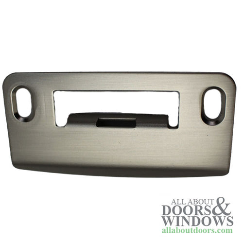 Multipoint Lock Strike Plate with Adjustable Tab – Brushed Nickel - Multipoint Lock Strike Plate with Adjustable Tab – Brushed Nickel