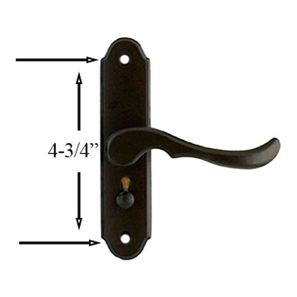 Mortise Lever, 1-3/16 Backset, Storm Door No Lock - Choose Color - Mortise Lever, 1-3/16 Backset, Storm Door No Lock - Choose Color