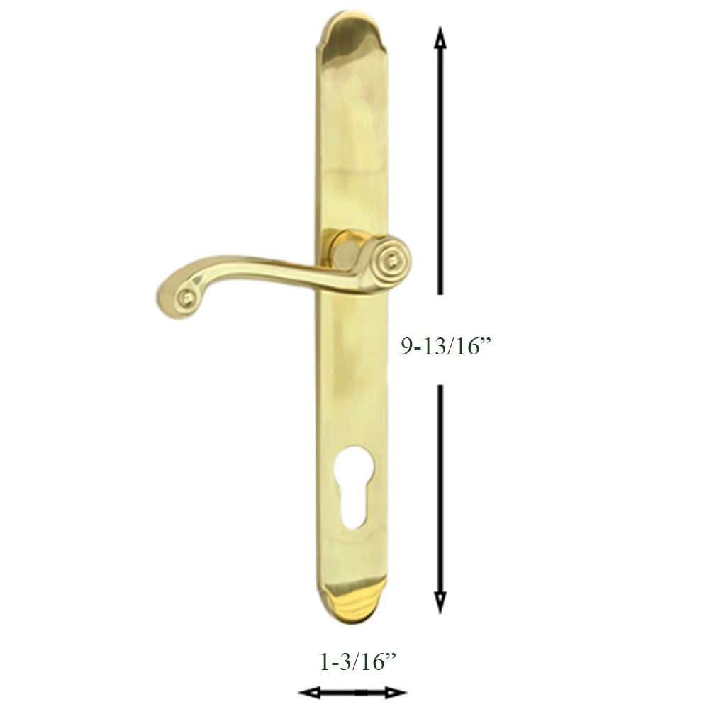 Marks USA Slimline Mortise Lock Set for Storm Doors - Marks USA Slimline Mortise Lock Set for Storm Doors