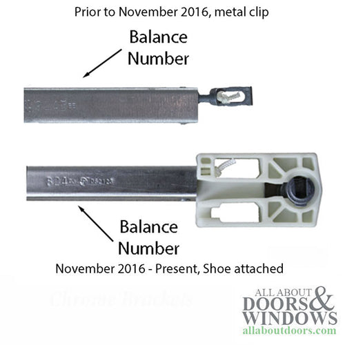 Andersen® 400 Series Tilt-Wash Double-Hung Window Balance Information - Andersen® 400 Series Tilt-Wash Double-Hung Window Balance Information