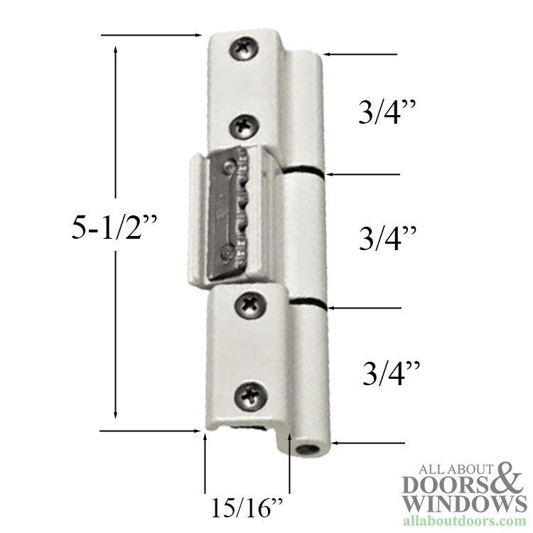 Clamp Hinge 3 Leaf Wings 1122.1 - Clamp Hinge 3 Leaf Wings 1122.1