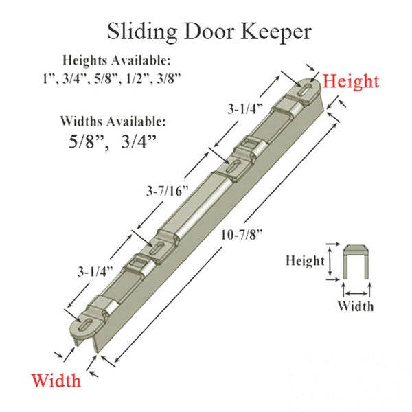 Sliding Patio Door Keeper 1/2