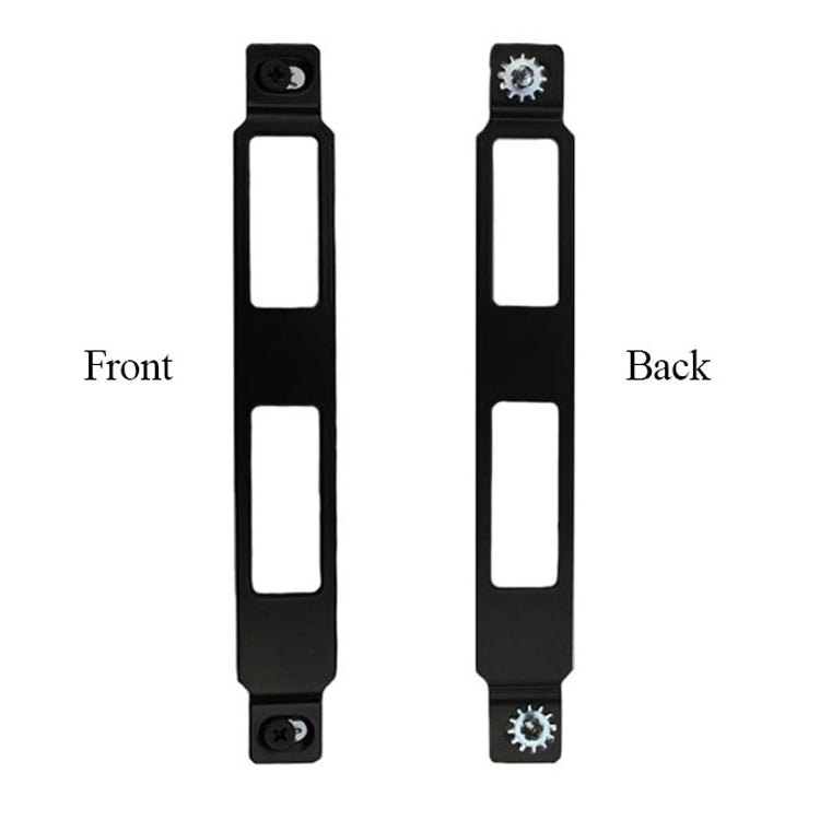 Larson Storm Door QuickFit Latch and Deadbolt Strike Plate 15/16 Inch x 6-7/8 Inch - Larson Storm Door QuickFit Latch and Deadbolt Strike Plate 15/16 Inch x 6-7/8 Inch
