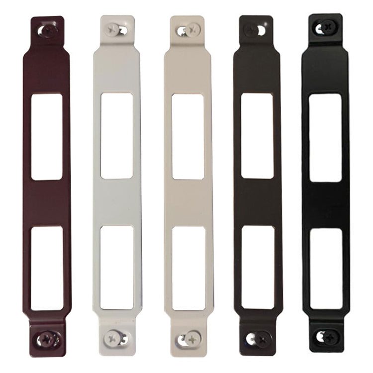 Larson Storm Door QuickFit Latch and Deadbolt Strike Plate 15/16 Inch x 6-7/8 Inch - Larson Storm Door QuickFit Latch and Deadbolt Strike Plate 15/16 Inch x 6-7/8 Inch