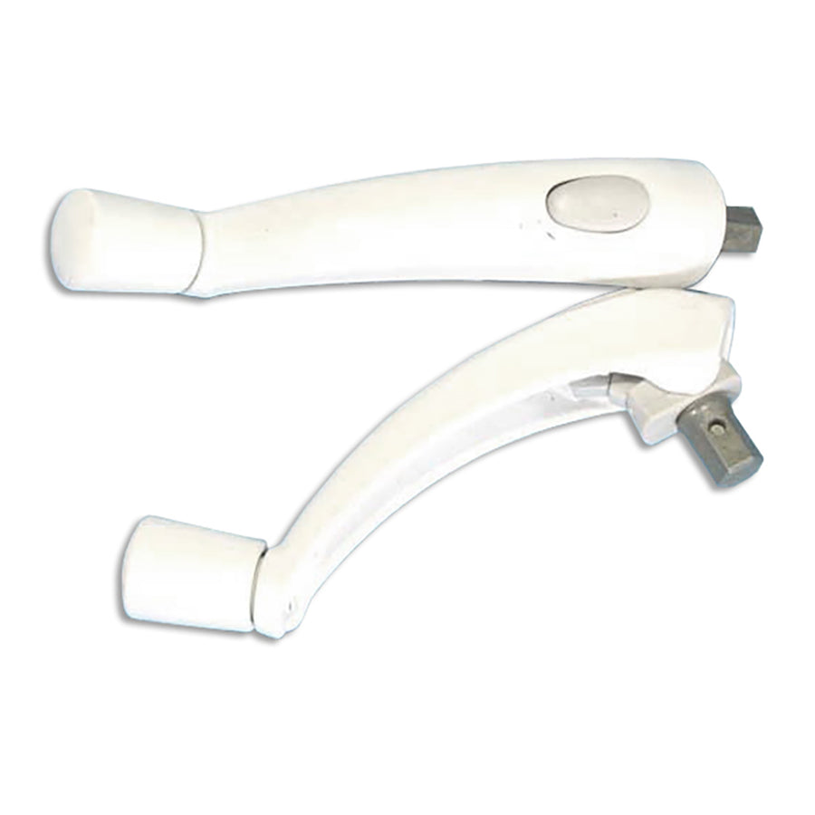 Roto Pro Drive folding crank handle  button  awning casement windows G1 White - Roto Pro Drive folding crank handle  button  awning casement windows G1 White