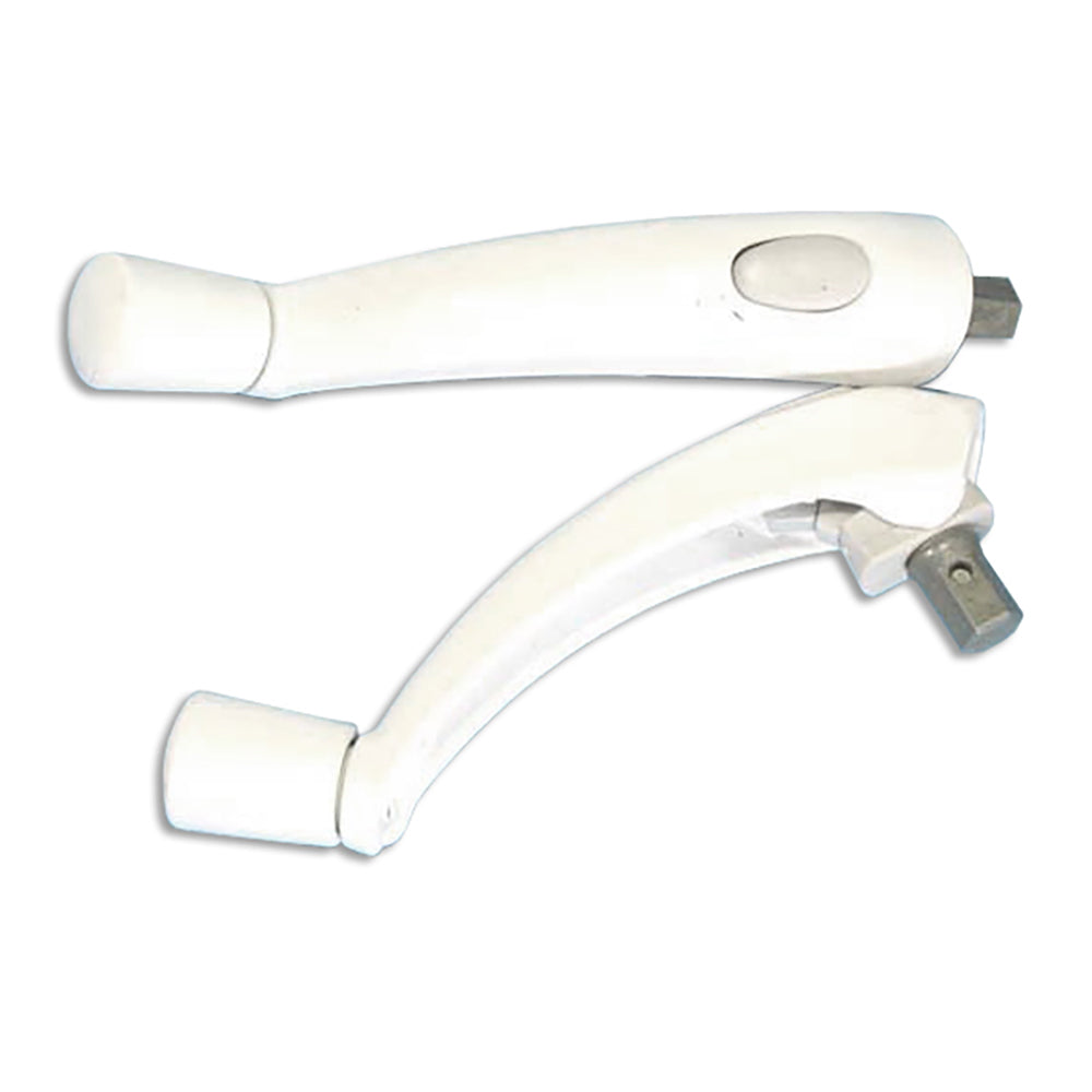 Roto Pro Drive folding crank handle  button  awning casement windows G1 White - Roto Pro Drive folding crank handle  button  awning casement windows G1 White