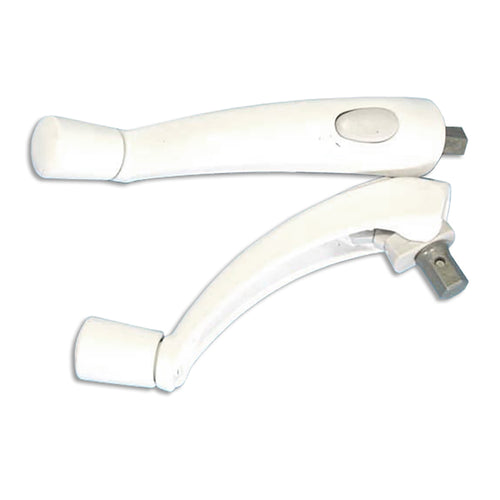Roto Pro Drive folding crank handle  button  awning casement windows G1 White - Roto Pro Drive folding crank handle  button  awning casement windows G1 White