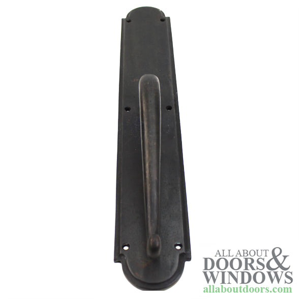 Ashley Norton Chester Full Dummy Exterior Door Handle Left Hand Bronze Door Pull - Ashley Norton Chester Full Dummy Exterior Door Handle Left Hand Bronze Door Pull