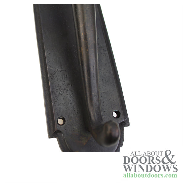 Ashley Norton Chester Full Dummy Exterior Door Handle Left Hand Bronze Door Pull - Ashley Norton Chester Full Dummy Exterior Door Handle Left Hand Bronze Door Pull