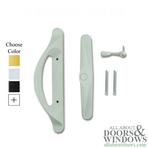 Amesbury Truth Sliding Patio Door Handle Set Interior and Exterior Non-Keyed - Amesbury Truth Sliding Patio Door Handle Set Interior and Exterior Non-Keyed