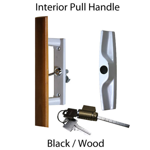 Handle Set for Sliding Patio Door with Internal Lock 3-15/16 inch Screw Hole Center - Handle Set for Sliding Patio Door with Internal Lock 3-15/16 inch Screw Hole Center