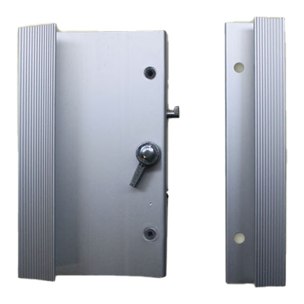 Handle Set for Sliding Patio Door with Extruded Aluminum Inside and Outside Pulls - Handle Set for Sliding Patio Door with Extruded Aluminum Inside and Outside Pulls