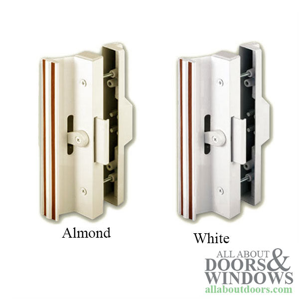 Handle Set for Sliding Patio Door 4-15/16 Inch Hole Center Extruded Inside Pull with Metal Activator - Handle Set for Sliding Patio Door 4-15/16 Inch Hole Center Extruded Inside Pull with Metal Activator