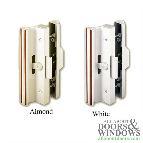 Handle Set for Sliding Patio Door 4-15/16 Inch Hole Center Extruded Inside Pull with Metal Activator - Handle Set for Sliding Patio Door 4-15/16 Inch Hole Center Extruded Inside Pull with Metal Activator