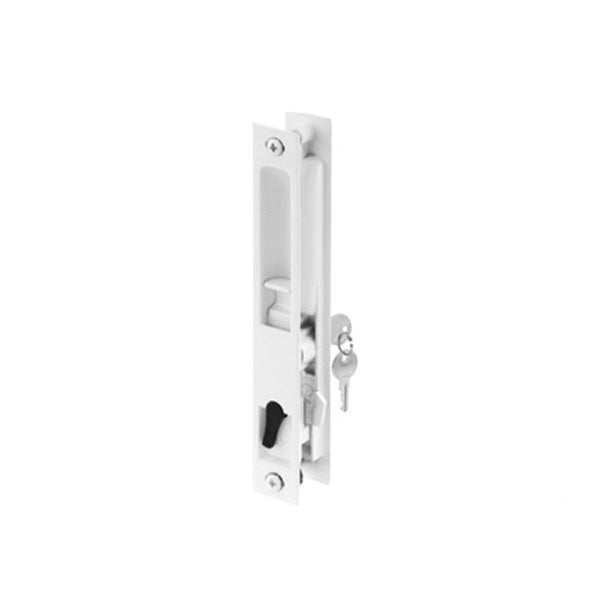 Keyed Handle Set for Sliding Patio Door Flush Mount Hook Style Latch - Keyed Handle Set for Sliding Patio Door Flush Mount Hook Style Latch