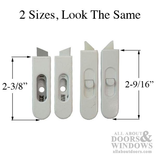 Pro Shield Tilt Latch for Upper  Sash  Black 45° Nose LH - Pro Shield Tilt Latch for Upper  Sash  Black 45° Nose LH