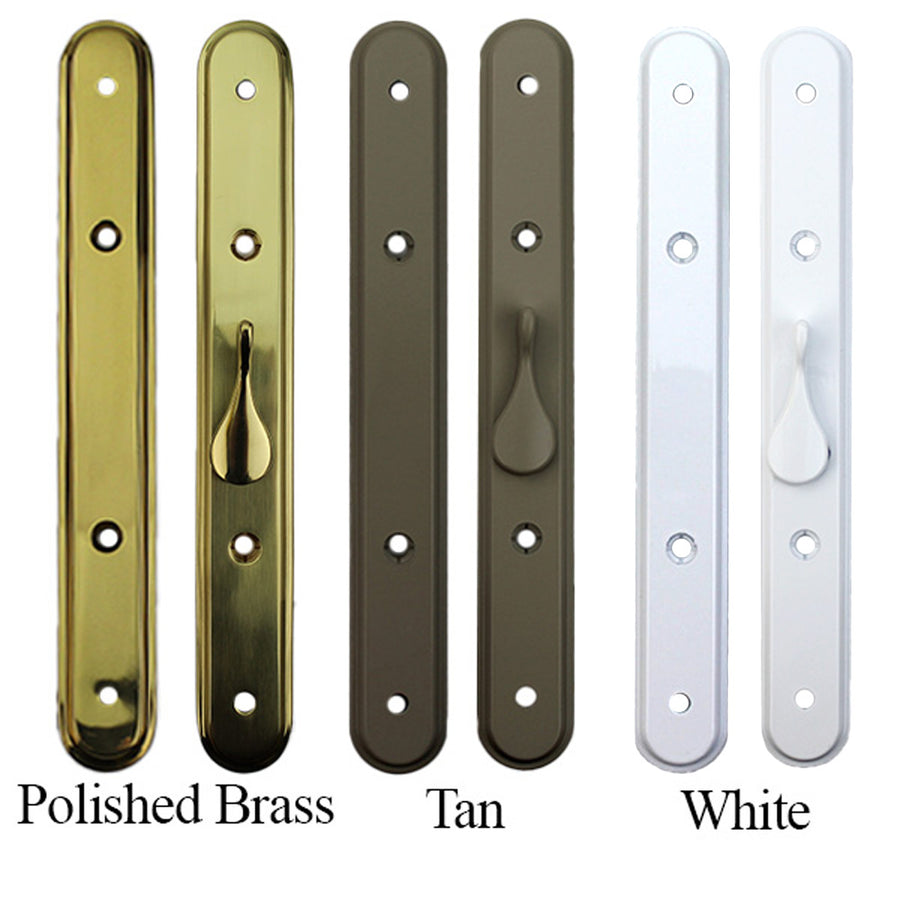 Olympus Handle Set with Offset Thumb-turn for Sliding Glass Doors Non-Keyed Door Handle - Olympus Handle Set with Offset Thumb-turn for Sliding Glass Doors Non-Keyed Door Handle