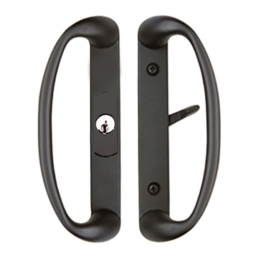 Sonoma Active Keyed Entry Handle Set with Full Cylinder for Sliding Patio Doors - Sonoma Active Keyed Entry Handle Set with Full Cylinder for Sliding Patio Doors