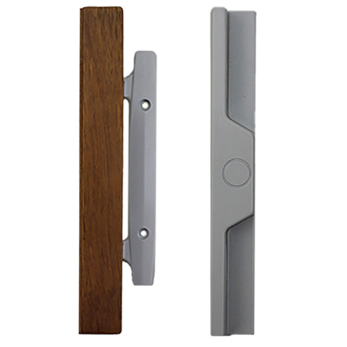 Door Handle For Glass Sliding Doors Exterior Wood Handle With Interior Plastic Handle - Door Handle For Glass Sliding Doors Exterior Wood Handle With Interior Plastic Handle