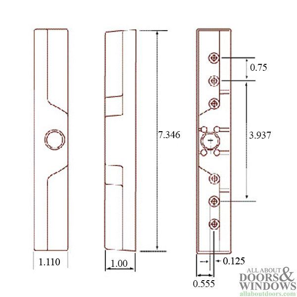 Door Handle For Glass Sliding Doors Exterior Wood Handle With Interior Plastic Handle - Door Handle For Glass Sliding Doors Exterior Wood Handle With Interior Plastic Handle