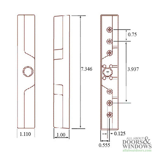 Door Handle For Glass Sliding Doors Exterior Wood Handle With Interior Plastic Handle - Door Handle For Glass Sliding Doors Exterior Wood Handle With Interior Plastic Handle
