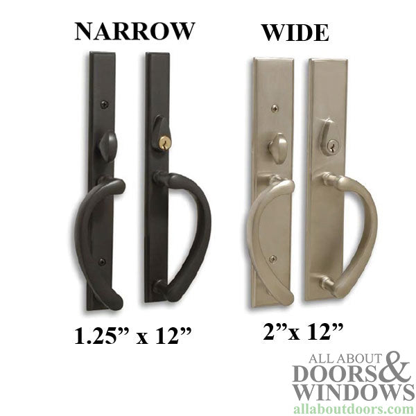 Ashland Expression Sliding Door Handle Non Keyed Active Handlset - Ashland Expression Sliding Door Handle Non Keyed Active Handlset