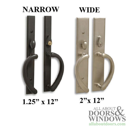 Ashland Expression Sliding Door Handle Non Keyed Active Handlset - Ashland Expression Sliding Door Handle Non Keyed Active Handlset