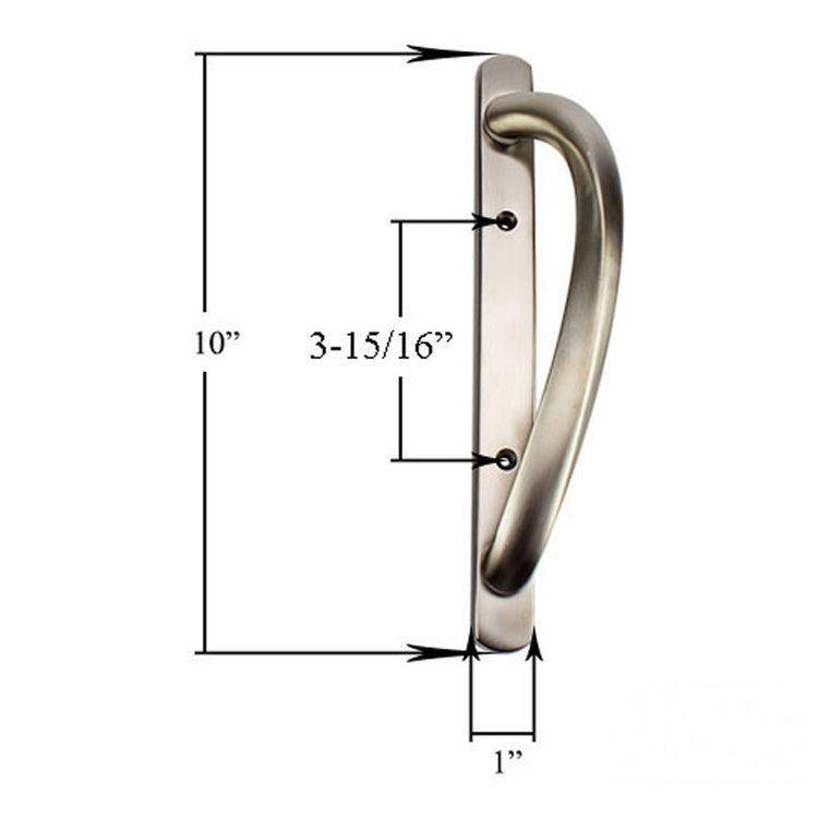 Truth Door Handle For Sliding Glass Patio Doors Semi Active Non Keyed Handlset - Truth Door Handle For Sliding Glass Patio Doors Semi Active Non Keyed Handlset