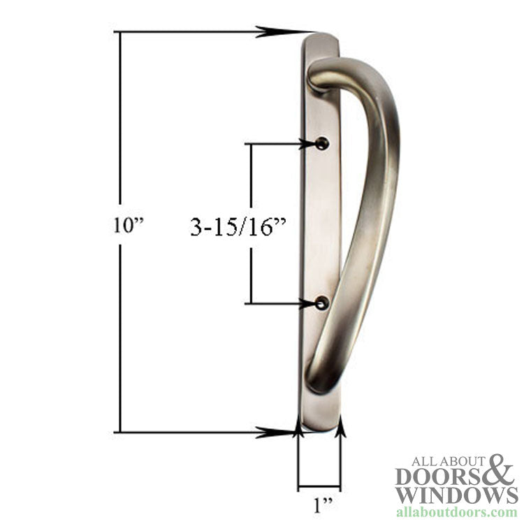 Truth Door Handle For Sliding Glass Patio Doors Semi Active Non Keyed Handlset - Truth Door Handle For Sliding Glass Patio Doors Semi Active Non Keyed Handlset