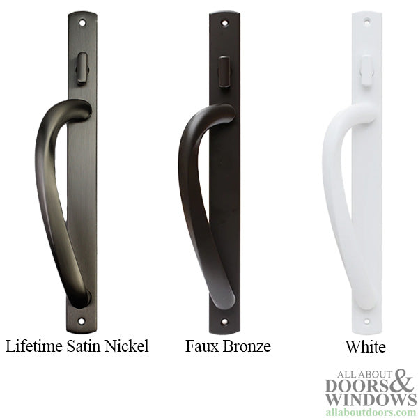 Truth Door Handle For Sliding Glass Doors Curved Top Keyed Handlset Choose Color - Truth Door Handle For Sliding Glass Doors Curved Top Keyed Handlset Choose Color