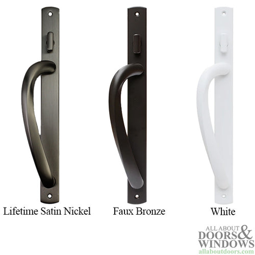Truth Door Handle For Sliding Glass Doors Curved Top Keyed Handlset Choose Color - Truth Door Handle For Sliding Glass Doors Curved Top Keyed Handlset Choose Color