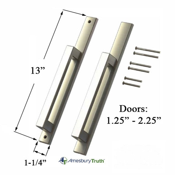 Modern Contemporary Inline Sliding Patio Door Dummy Pull Handle Non-Keyed No Thumbturn - Modern Contemporary Inline Sliding Patio Door Dummy Pull Handle Non-Keyed No Thumbturn