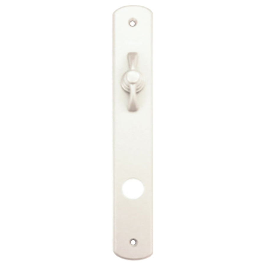 Andersen Albany Interior Escutcheon Plate with Thumbturn White - Andersen Albany Interior Escutcheon Plate with Thumbturn White