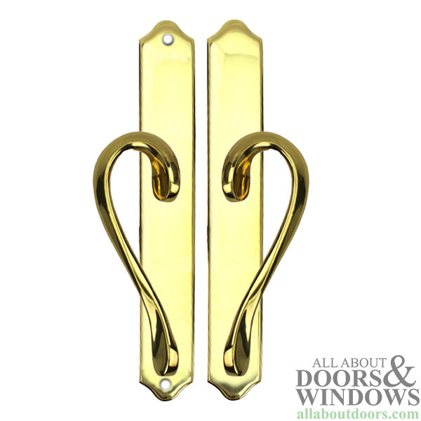 Inspirations Door Handle For Sliding Glass Patio Door Wide Passive Dummy Polished Brass Door Handle - Inspirations Door Handle For Sliding Glass Patio Door Wide Passive Dummy Polished Brass Door Handle