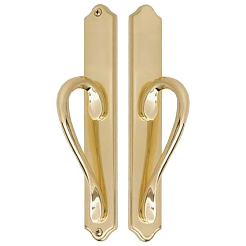 Inspirations Door Handle For Sliding Glass Patio Door Wide Passive Dummy Polished Brass Door Handle - Inspirations Door Handle For Sliding Glass Patio Door Wide Passive Dummy Polished Brass Door Handle