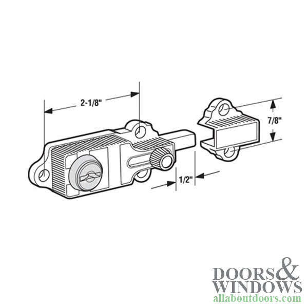 Dead Bolt Lock for Sliding Patio Doors - Dead Bolt Lock for Sliding Patio Doors