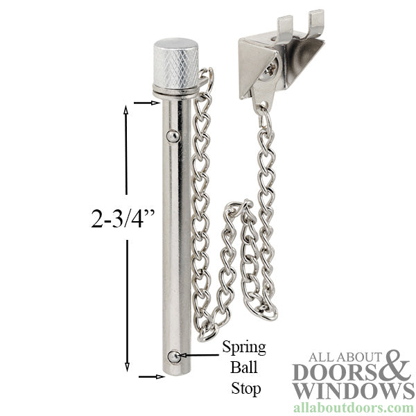 Sliding Patio Door Locking Pin with Detent - Sliding Patio Door Locking Pin with Detent