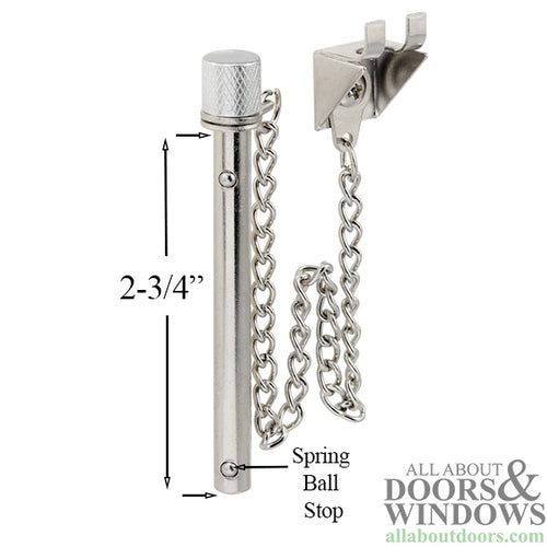 Sliding Patio Door Locking Pin with Detent - Sliding Patio Door Locking Pin with Detent