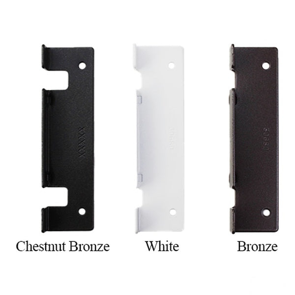 Truth Auxiliary Strike Plate Foot Bolt Keeper 2 Hole Angled - Truth Auxiliary Strike Plate Foot Bolt Keeper 2 Hole Angled