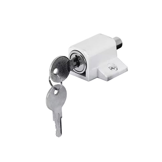 Sliding Patio Door Push-in Keyed Lock