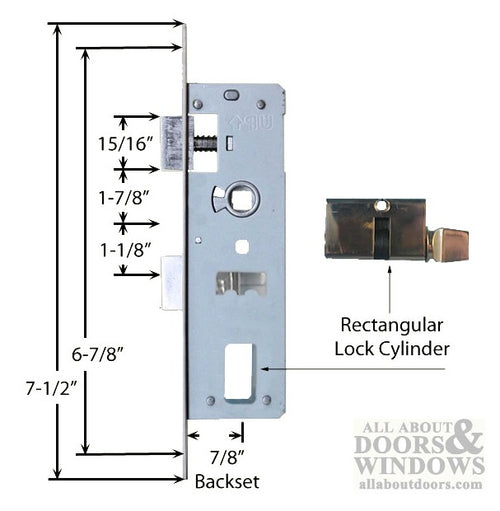 Wright, Mortise Storm Door Lock - Wright, Mortise Storm Door Lock