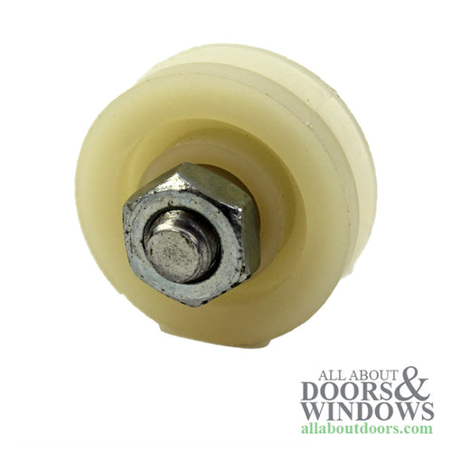 Bottom Mount Roller Assembly with 1 Inch Nylon Wheel Diameter for Sliding Screen Doors - Bottom Mount Roller Assembly with 1 Inch Nylon Wheel Diameter for Sliding Screen Doors
