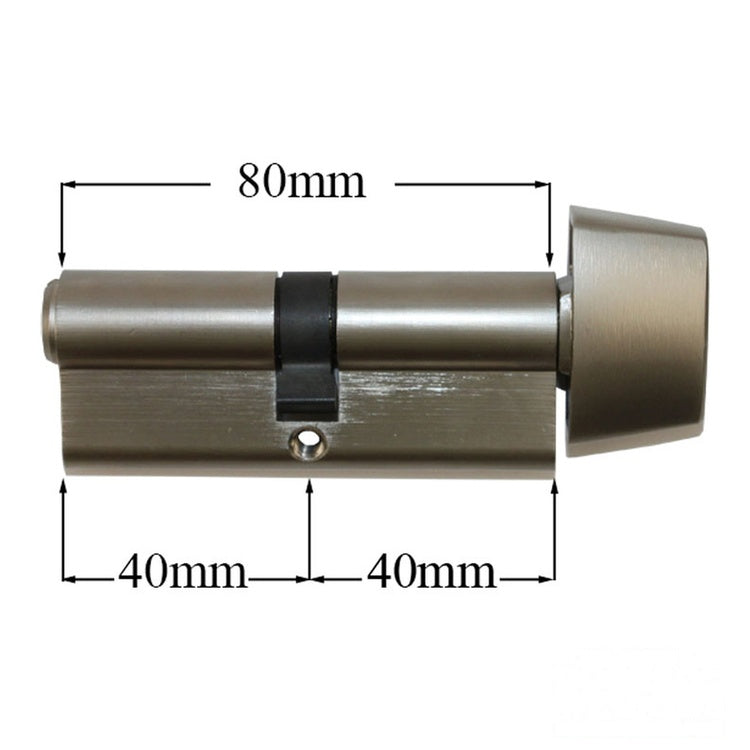 80mm Euro / Profile 360 Degree Cylinder 40/40 with Rectangular Thumbturn - 80mm Euro / Profile 360 Degree Cylinder 40/40 with Rectangular Thumbturn