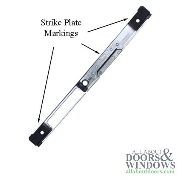 Strike Plate, Latch & Deadbolt, Raised Left Hand - Strike Plate, Latch & Deadbolt, Raised Left Hand