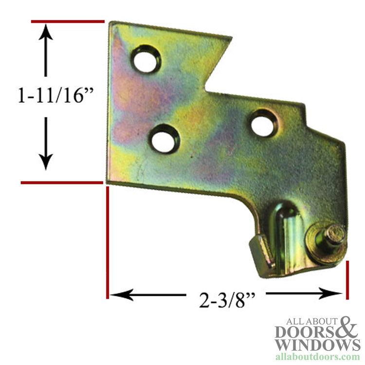 Sash Hinge Right 7205-5 Andersen Basement/Utility Window - Sash Hinge Right 7205-5 Andersen Basement/Utility Window