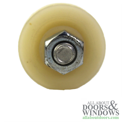 Bottom Mount Roller Assembly with 1 Inch Nylon Wheel Diameter for Sliding Screen Doors - Bottom Mount Roller Assembly with 1 Inch Nylon Wheel Diameter for Sliding Screen Doors