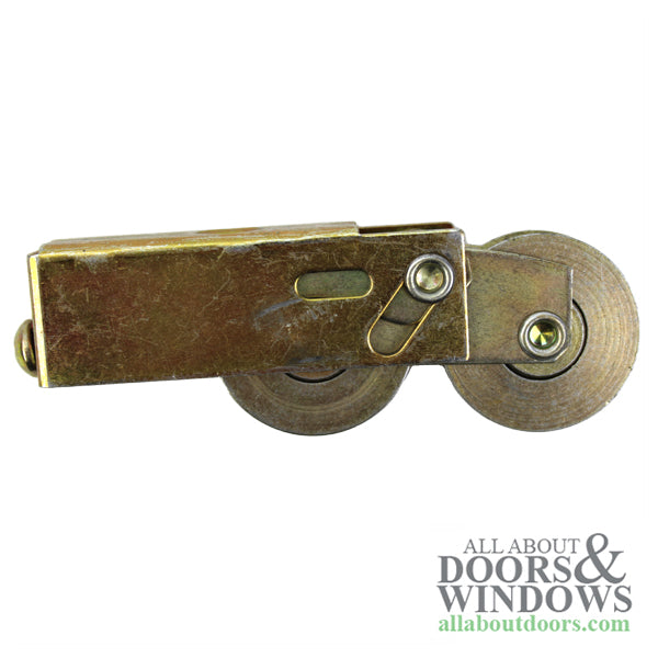 Tandem Door Roller 1.5 Inch Steel Wheel Plain Back Tandem Door Roller - Tandem Door Roller 1.5 Inch Steel Wheel Plain Back Tandem Door Roller