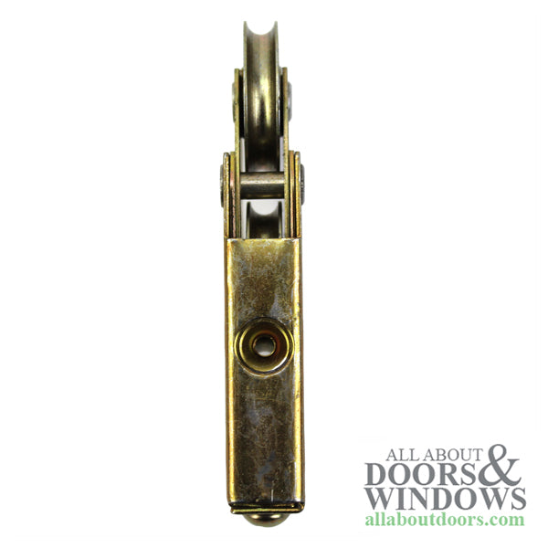 Tandem Door Roller 1.5 Inch Steel Wheel Plain Back Tandem Door Roller - Tandem Door Roller 1.5 Inch Steel Wheel Plain Back Tandem Door Roller