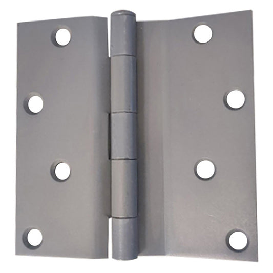 Peachtree Door Hinge 4 x 4 Offset Leaf Plain Bearing Outswing Door Primer Grey