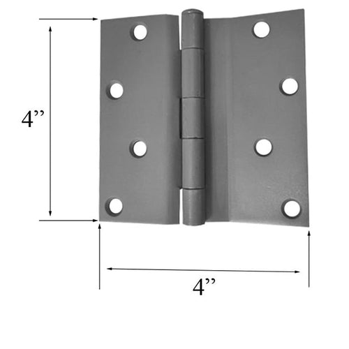Peachtree Door Hinge 4 x 4 Offset Leaf Plain Bearing Outswing Door Primer Grey - Peachtree Door Hinge 4 x 4 Offset Leaf Plain Bearing Outswing Door Primer Grey